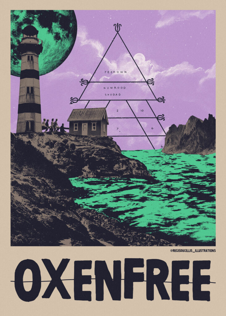 Création affiche jeux video oxenfree